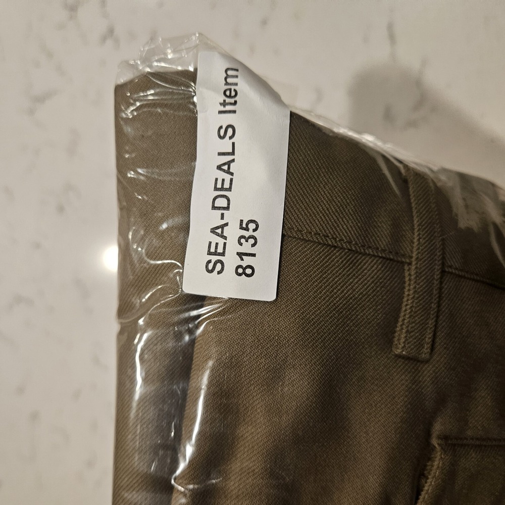 Bund Pants Mens 52 Tan Straight Leg Dress Pants 32X29 - Picture 7 of 8